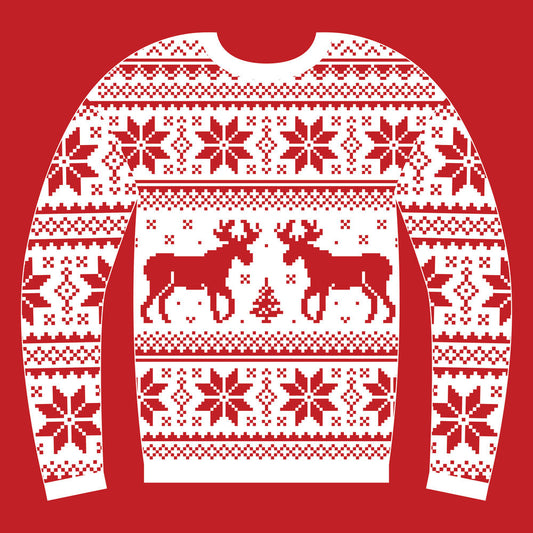 Red Jumper with Reindeer