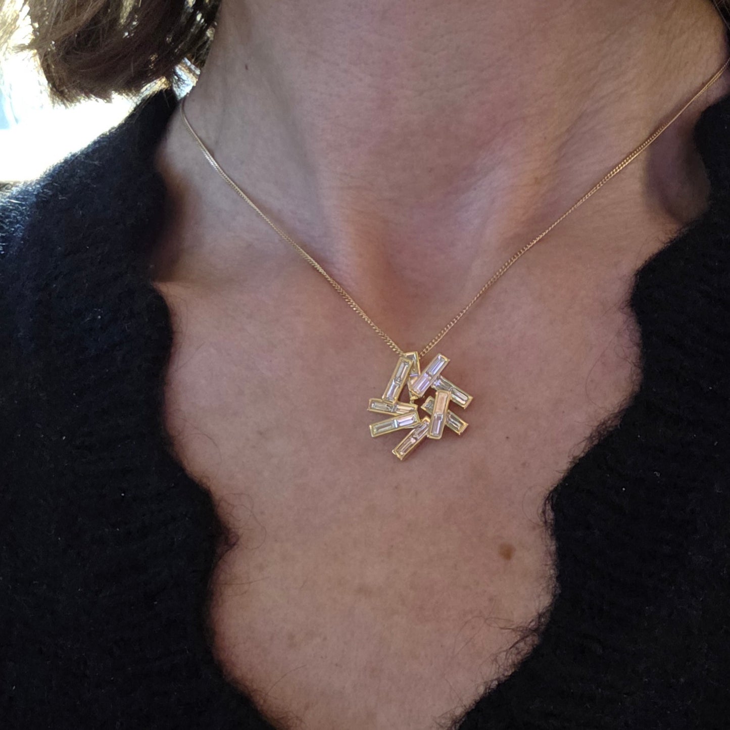 SOLEY of London 'Chaos' Diamond Necklace