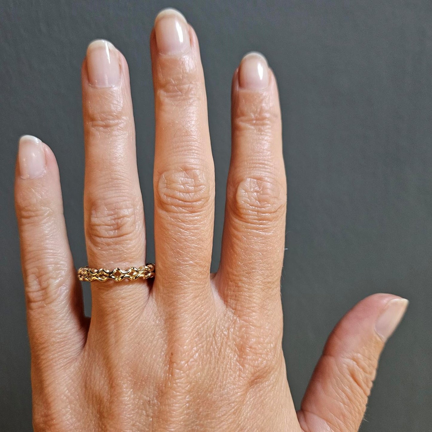 ADAM 18ct Gold 'Nestle' Ring