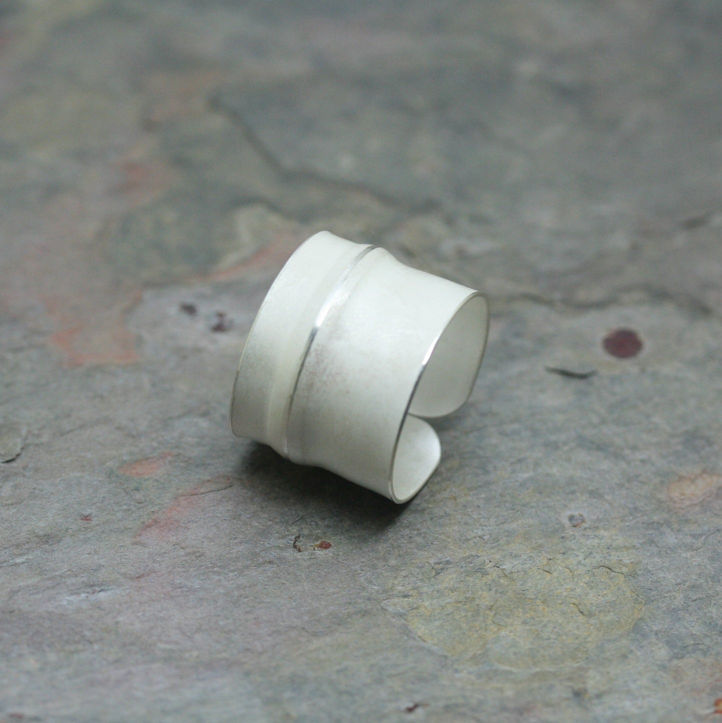 MA Ltd Silver 'Feather' Ring