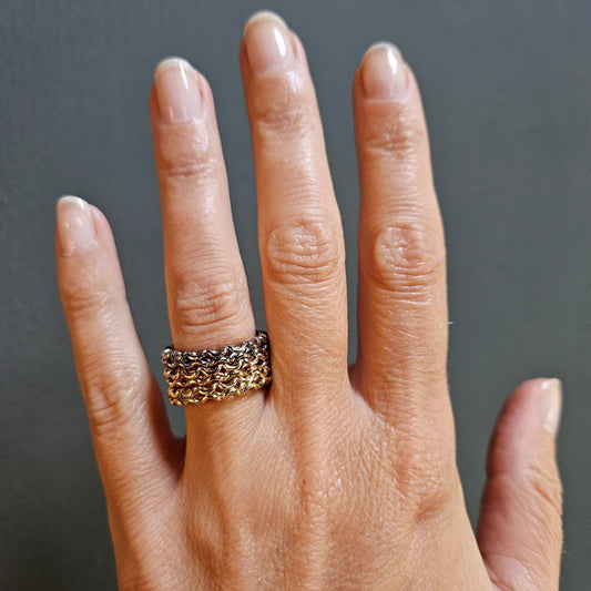 ADAM 18ct Gold 'Nestle' Ring