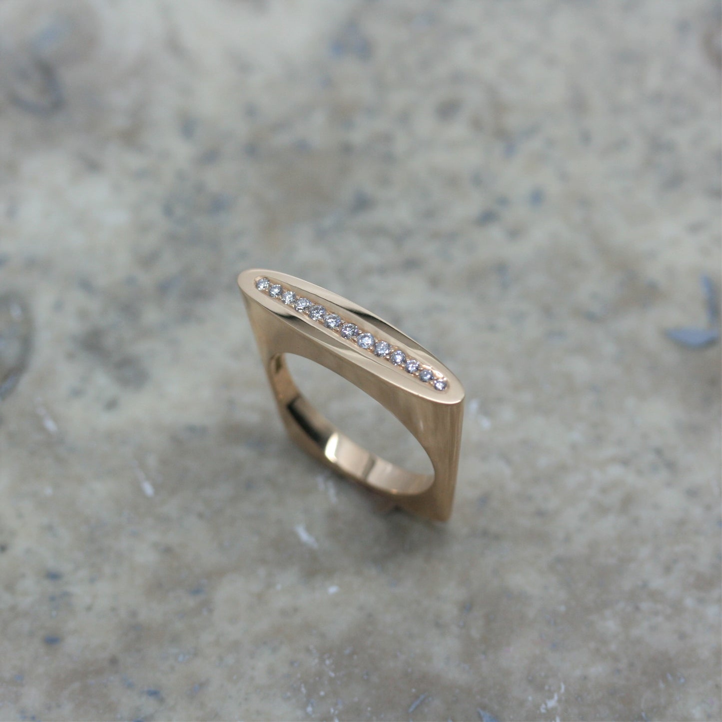 ADAM 18ct Yellow Gold 'Handbag' Ring