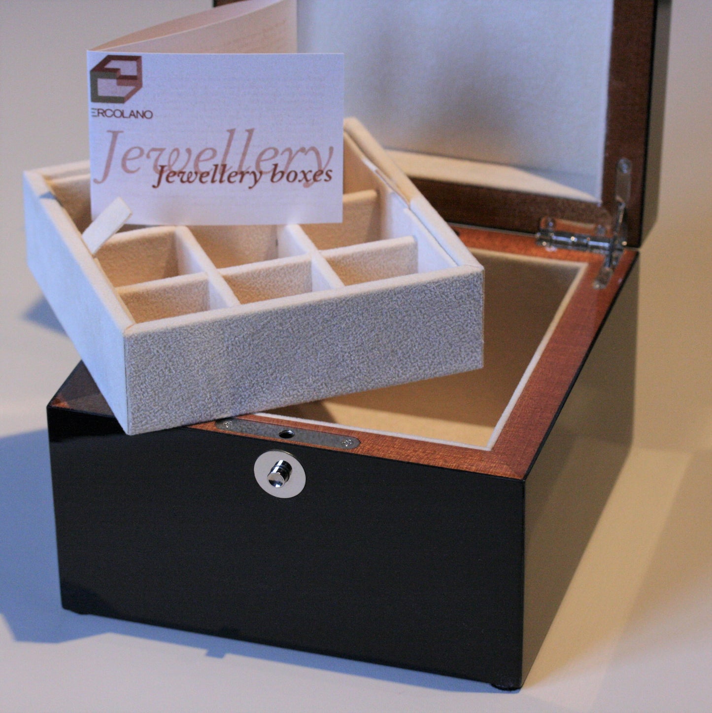 ERCOLANO Handcrafted Wooden Jewellery Box