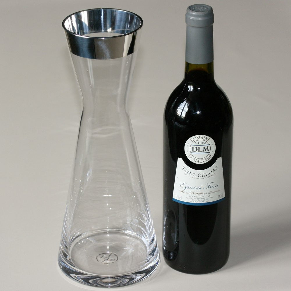 SONJA QUANDT Silver & Crystal Carafe