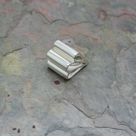 O F DESIGN Silver 'Fan' Ring