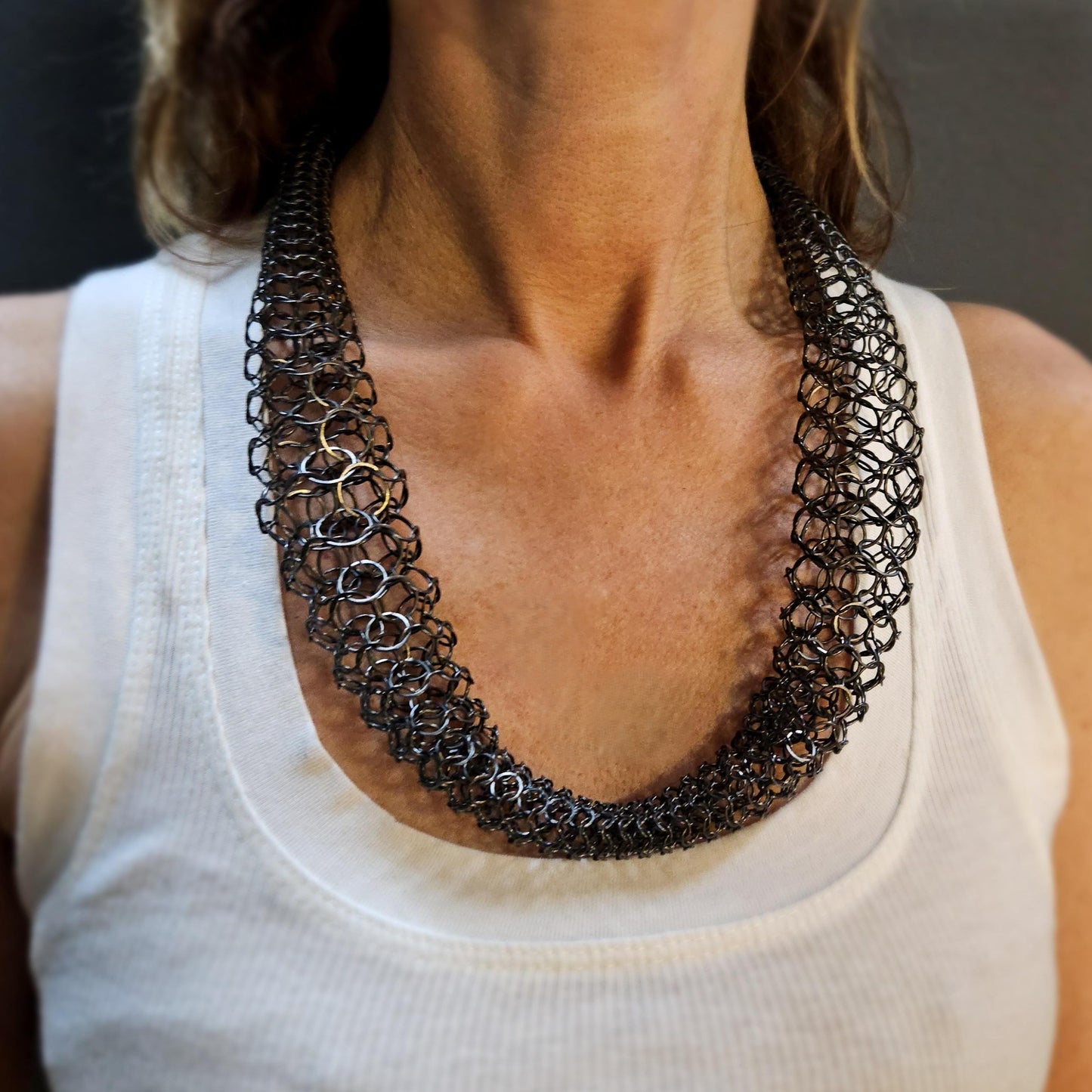 JT 'Hanna' Silver Necklace