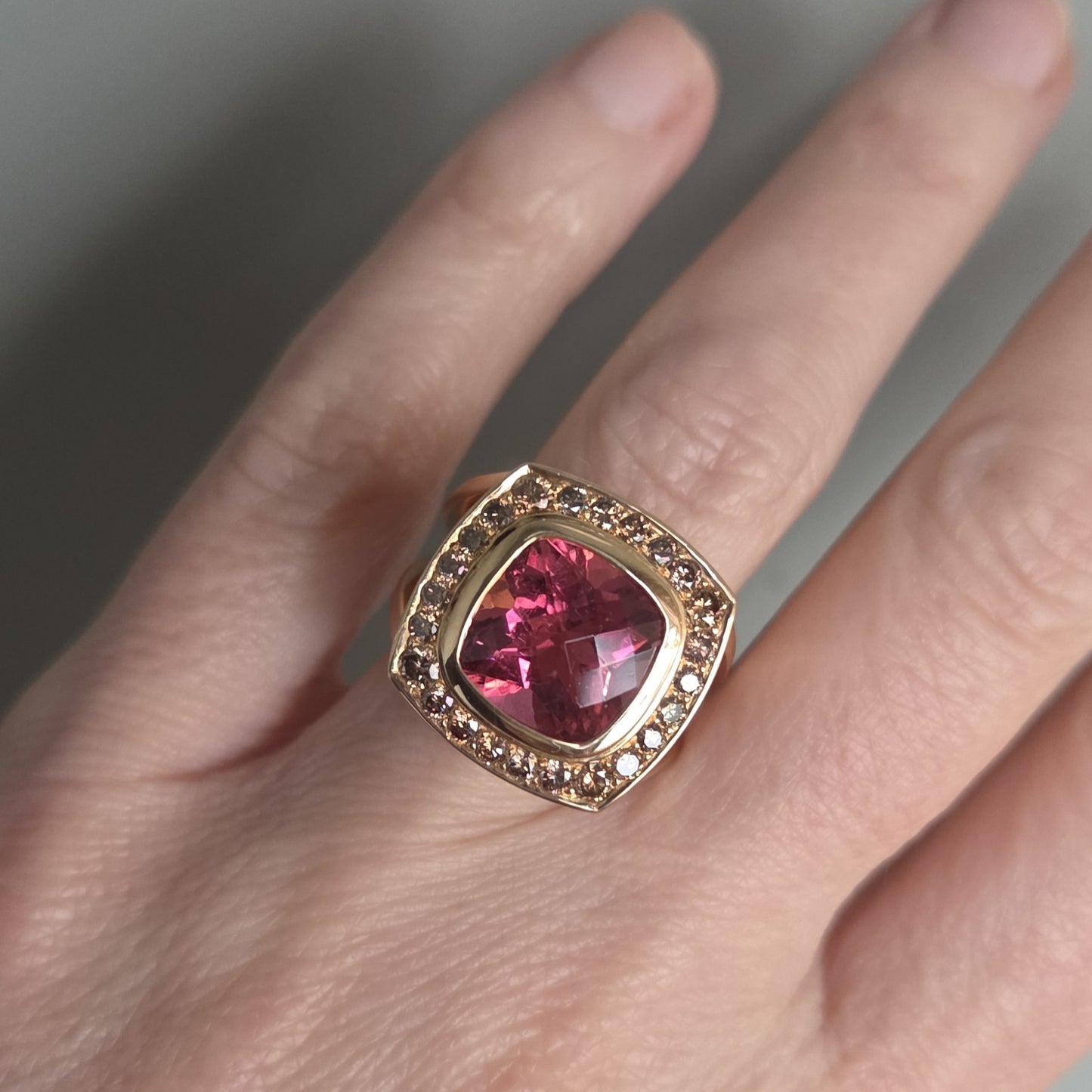 ADAM 18ct Rose Gold 'Strut' Ring