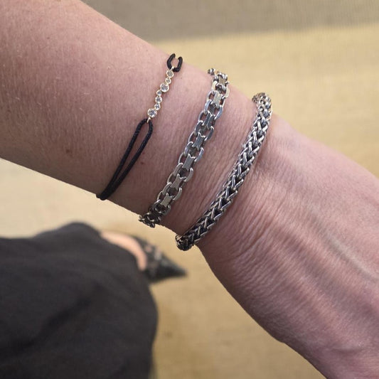 SAN 'Foxtail' Silver Bracelet