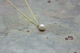 RAW 9ct Gold and Freshwater Pearl Necklace