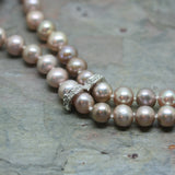 Longline Diamond & Pearl Necklace