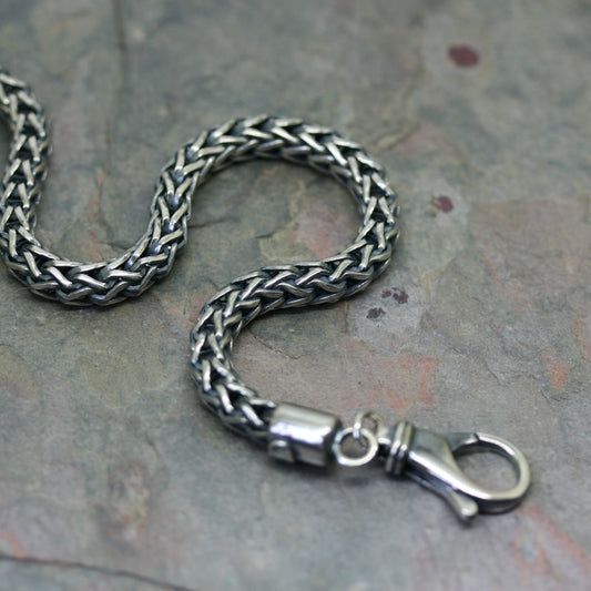 SAN Oxidised Silver 'Foxes Chain' Bracelet