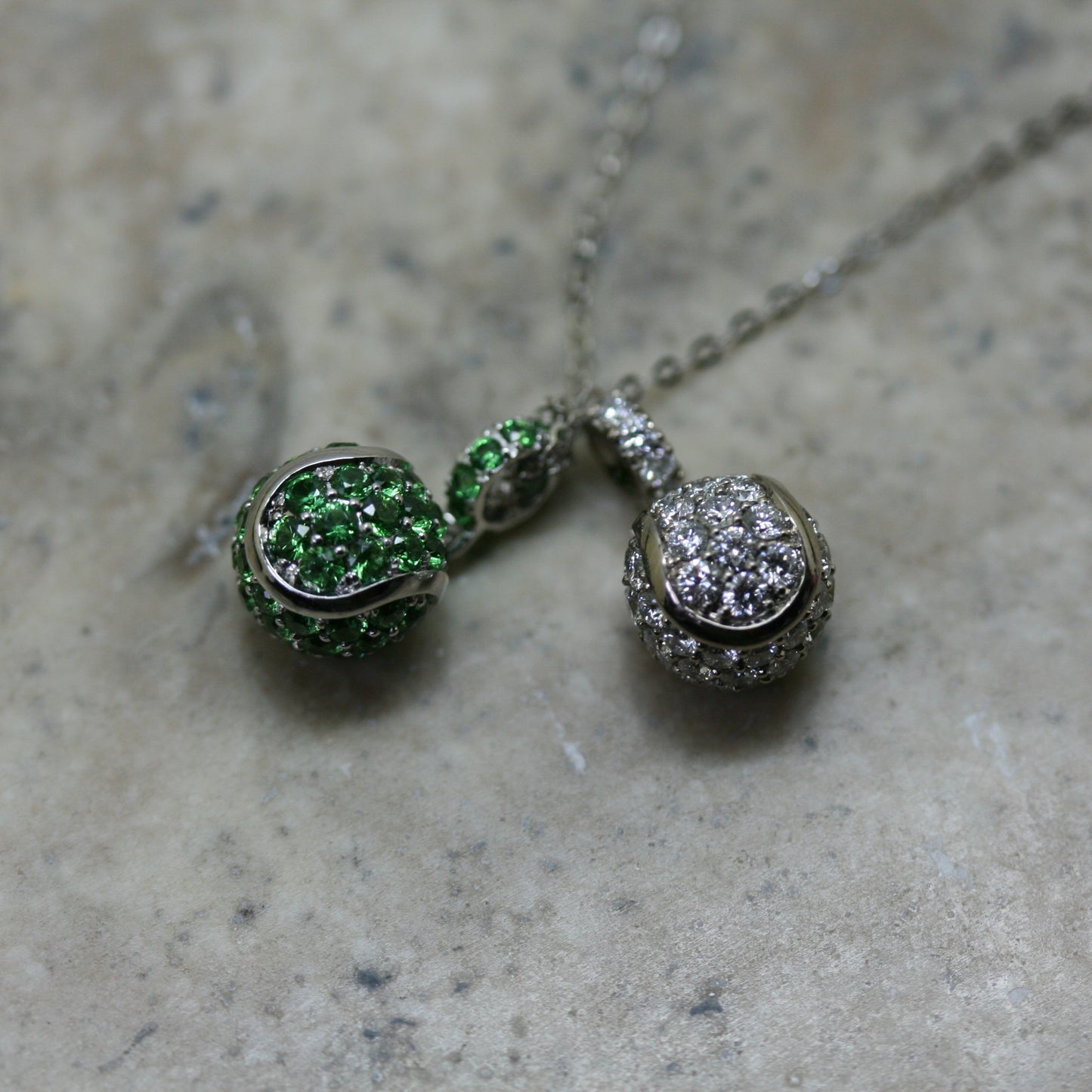 SOLEY of London 'Tennis Ball' Pendants