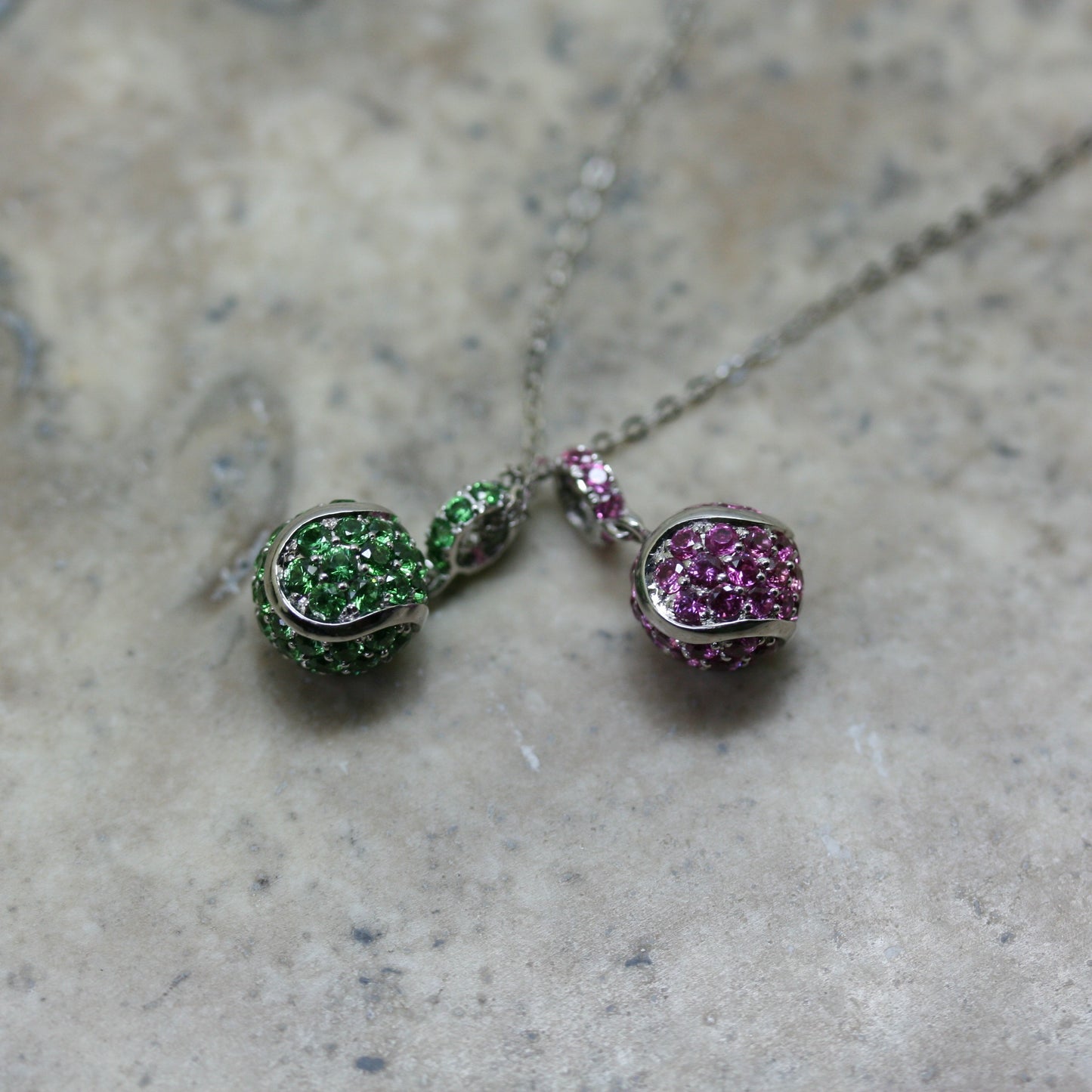 SOLEY of London 'Tennis Ball' Pendants