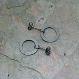 J T Silver 'Forbes' Stud Earrings