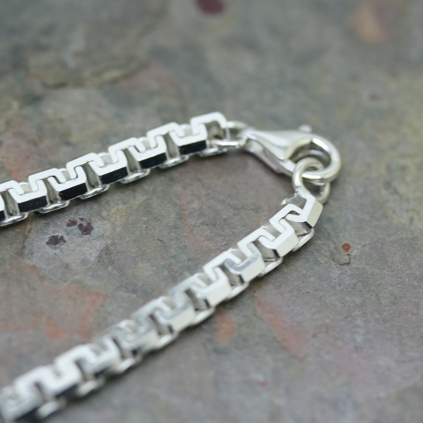 SAN Sterling Silver 'Key Link' Bracelet