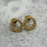 TERI 18ct Yellow Gold 'Circle' Earrings