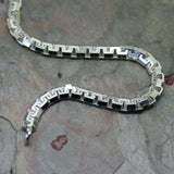 SAN Silver 'Key Link' Necklace