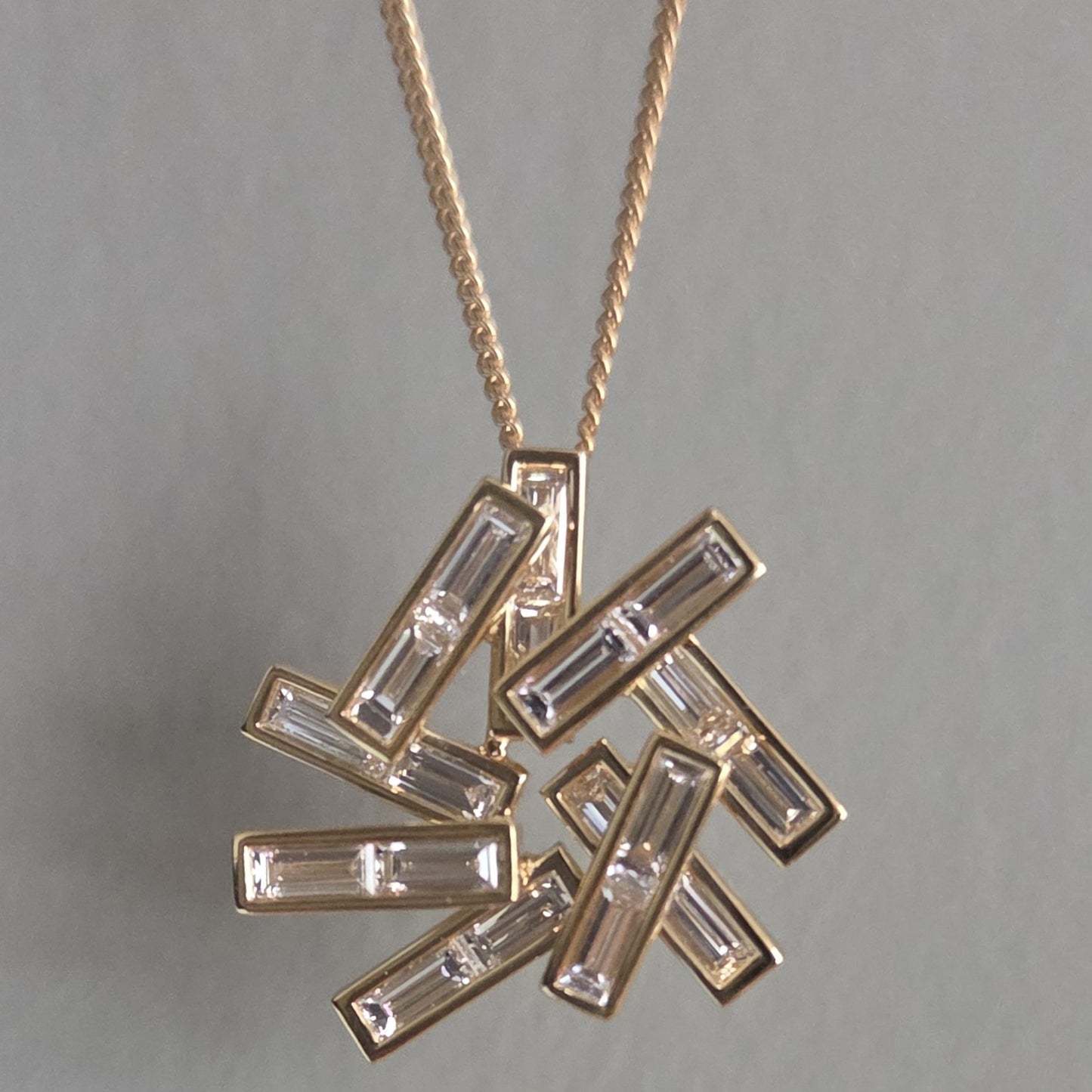SOLEY of London 'Chaos' Diamond Necklace