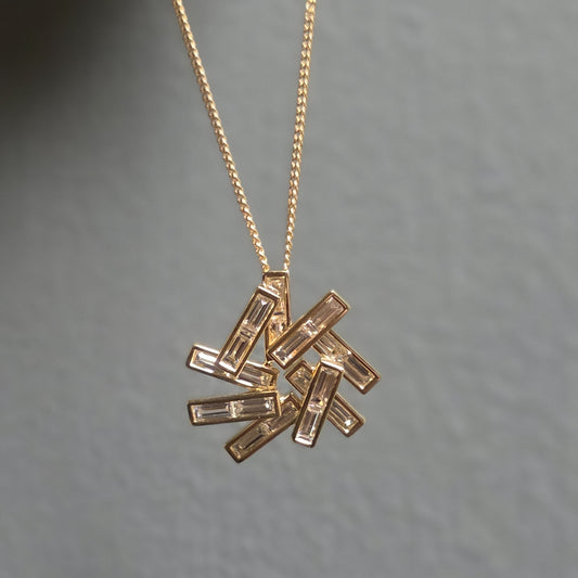 SOLEY of London 'Chaos' Diamond Necklace