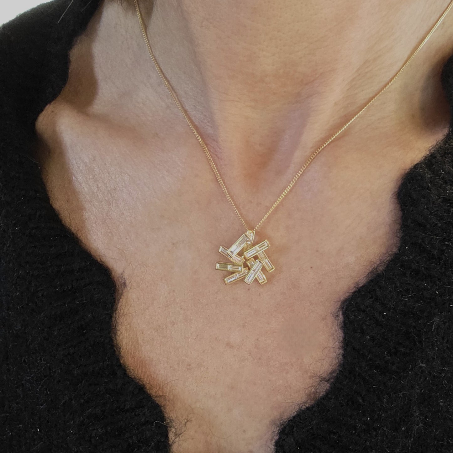 SOLEY of London 'Chaos' Diamond Necklace