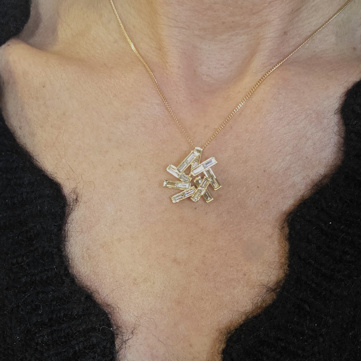 SOLEY of London 'Chaos' Diamond Necklace