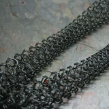 JOANNE THOMPSON Oxidised 'Hanna Triple Pod' Necklace