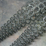 JOANNE THOMPSON Oxidised 'Hanna Triple Pod' Necklace