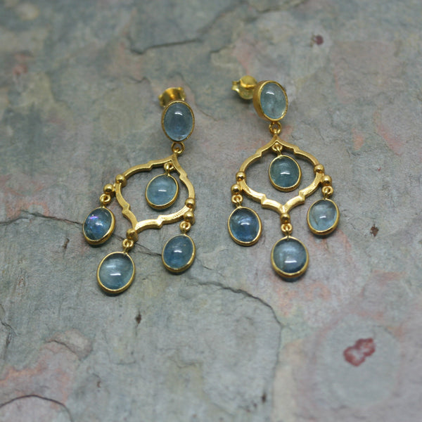Pomegranate 'Arabesque' Earrings