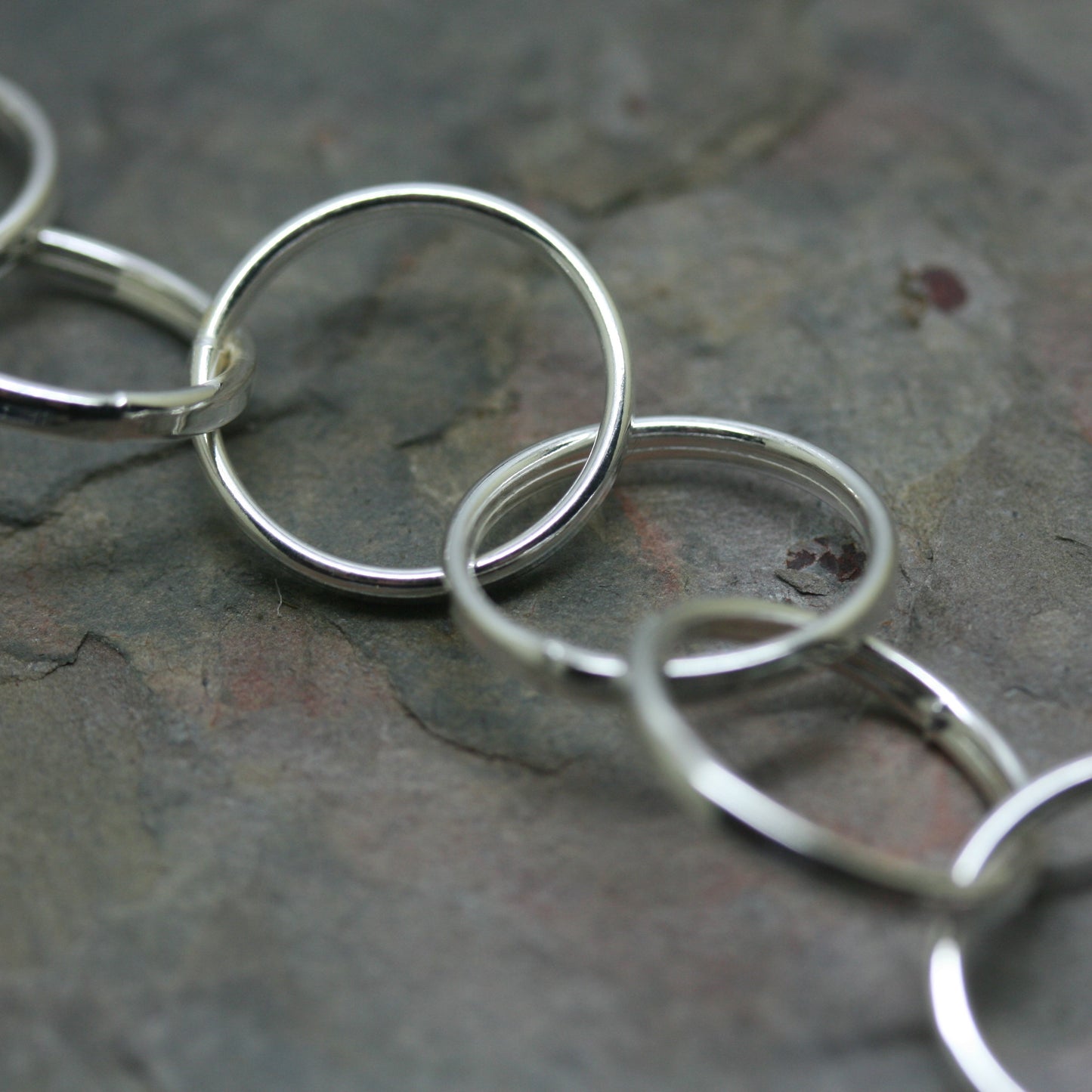 QUINN Silver 'Circles' Bracelet