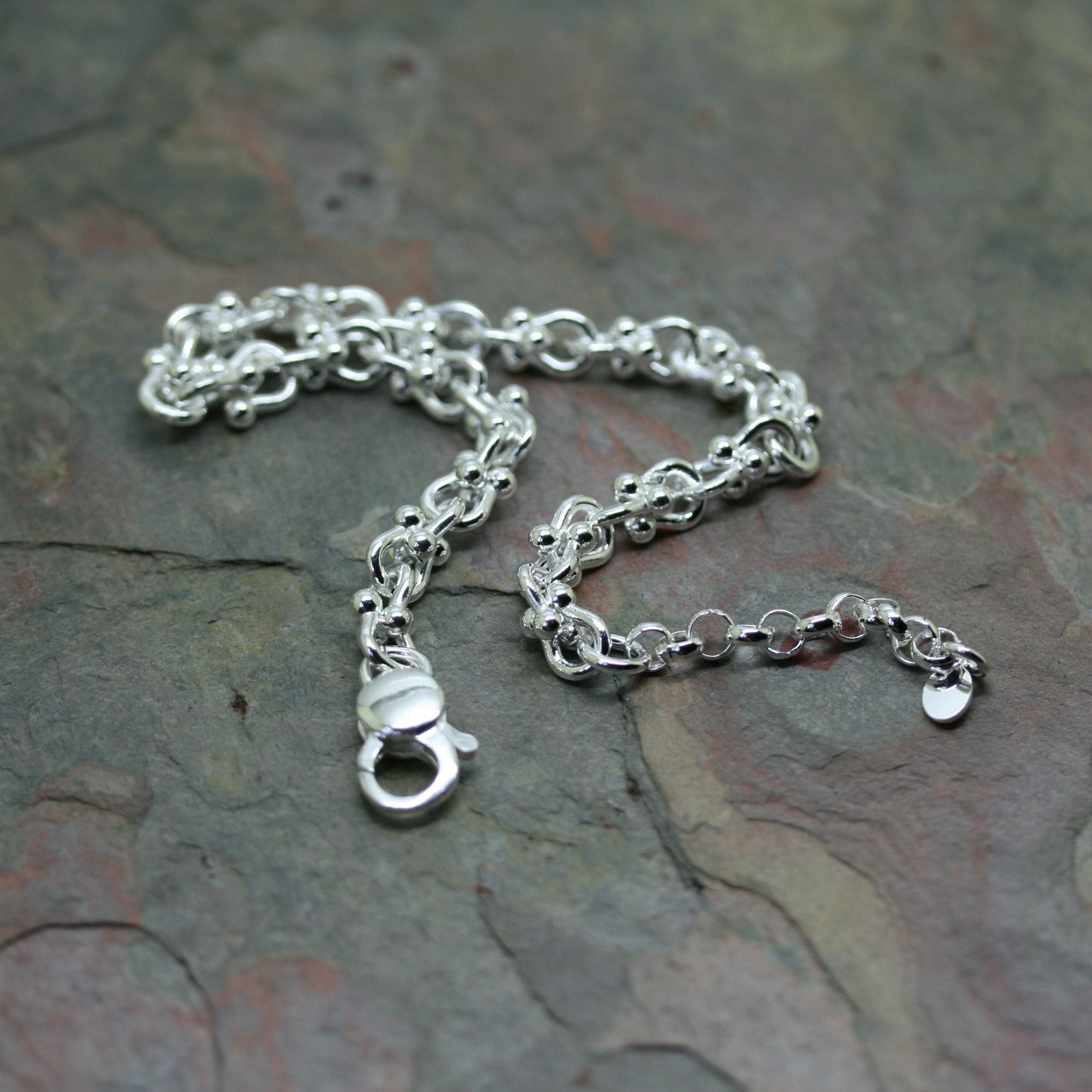 QUINN Silver 'U' Link Bracelet