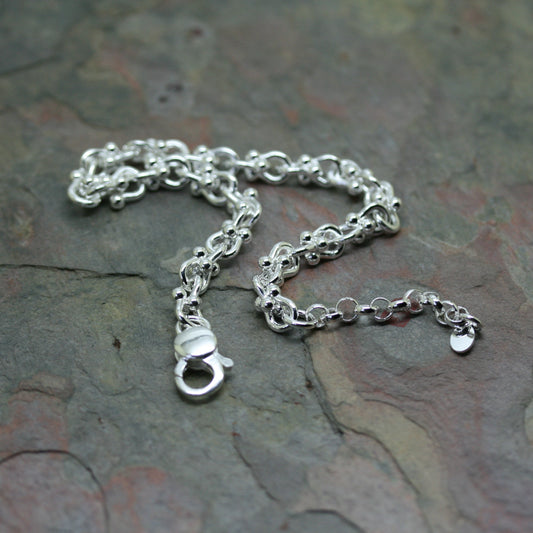 QUINN Silver 'U' Link Bracelet