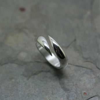 QUINN Silver 'Juxtapostion' Ring