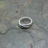 QUINN Silver 'Juxtapostion' Ring