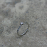 RIVOIR Delicate 18ct White Gold & Diamond Engagement Ring