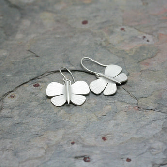 Collette Waudby Silver Butterfly Earrings