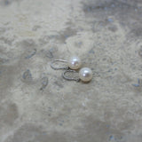 RAW Pearl and Diamond Drop Earrings