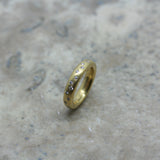 ADAM 18ct Yellow Gold & Diamond 'Spotty' Ring
