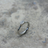 HENRICH & DENZEL Platinum & Marquise Diamond Engagement Ring