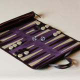 PEMBERTON & MILNER Leather Travel Backgammon Set