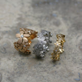 SCHNIDER & HAMMER 18ct Gold & Diamond 'Flower' Ring