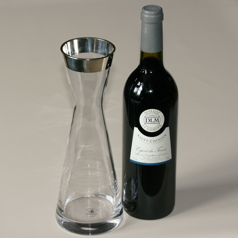 SONJA QUANDT Silver & Crystal Carafe