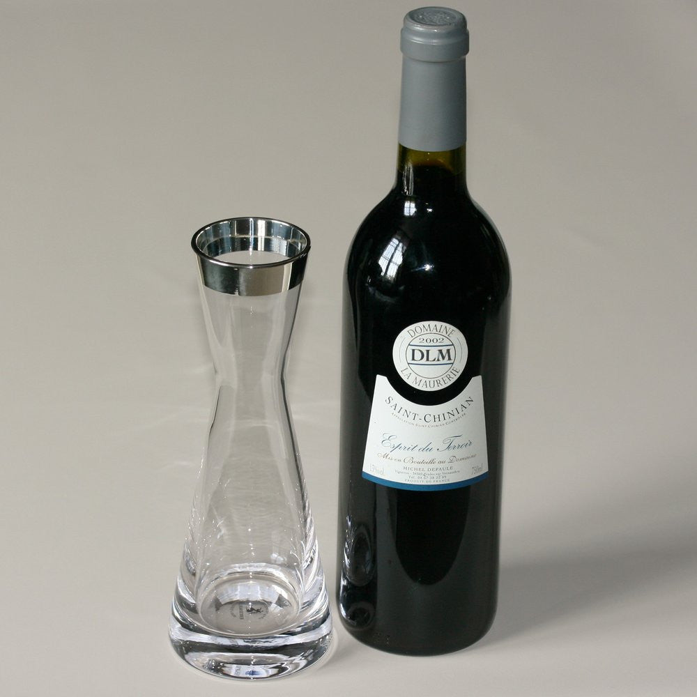 SONJA QUANDT Silver & Crystal Carafe