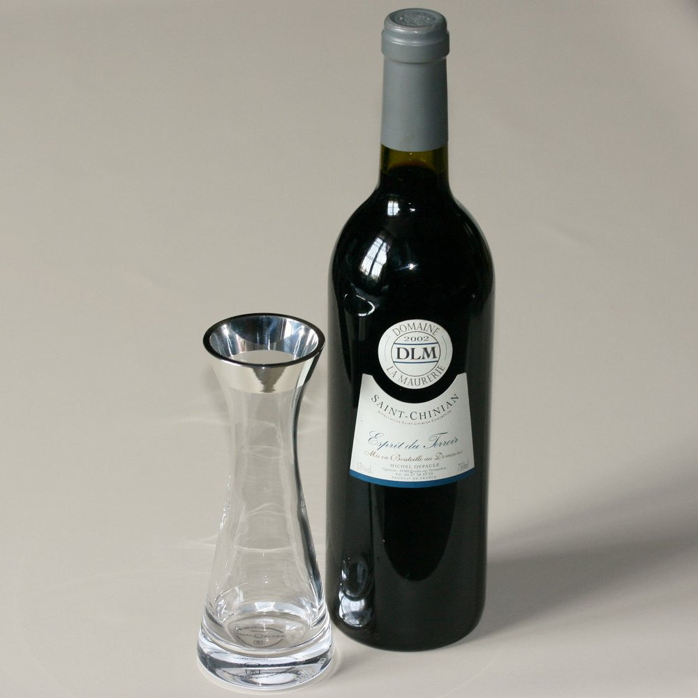 SONJA QUANDT Silver & Crystal Carafe
