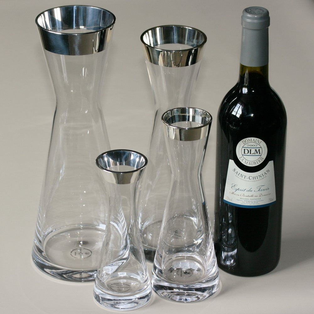 Sonja Quandt Silver & Crystal Carafe