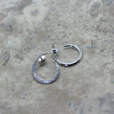 RIVOIR 18ct White Gold & Diamond 'Fierce' Earrings
