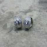 ADAM 18ct White Gold and Diamond 'Quilt' Earrings