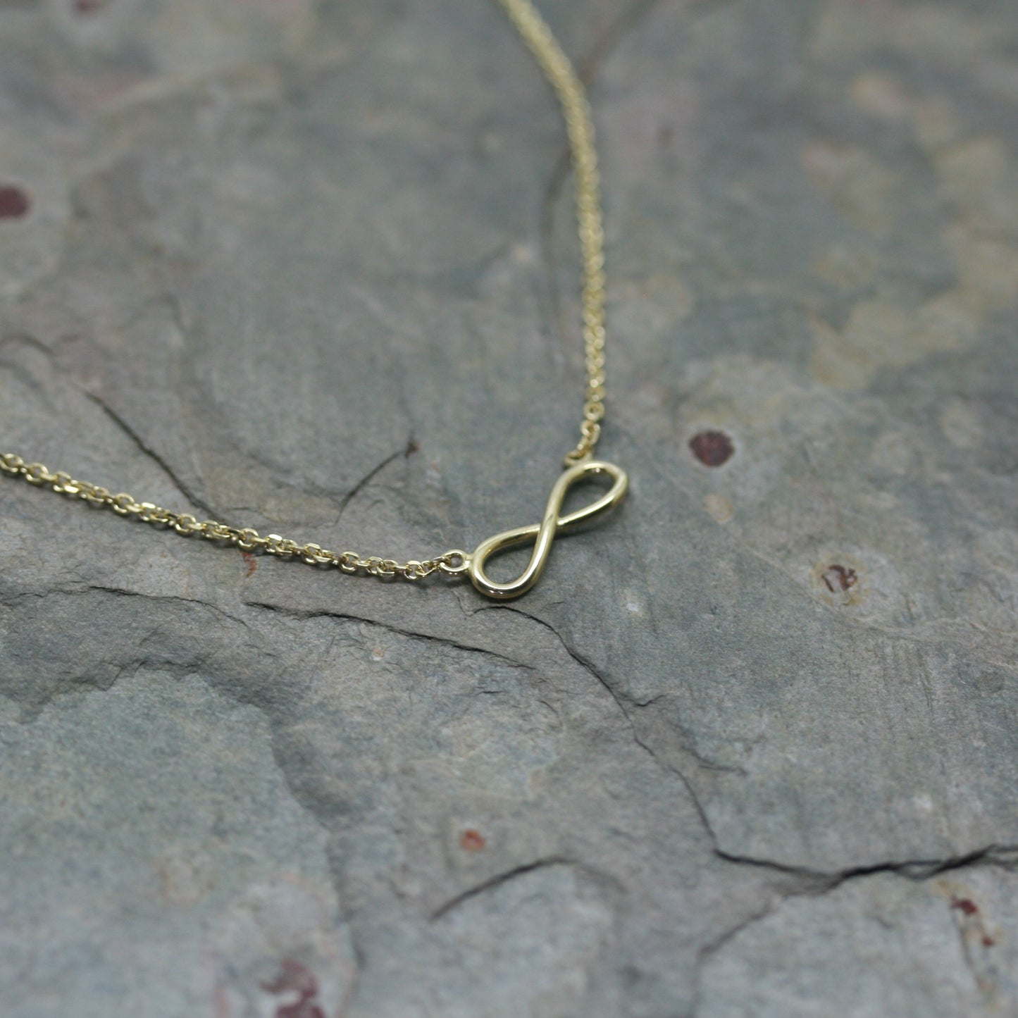 9CT Yellow Gold 'Infinity' Necklace