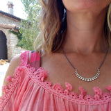 SASHA Silver 'Sunflower' Necklace